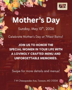 Mother's Day Flyer + Menus 2026